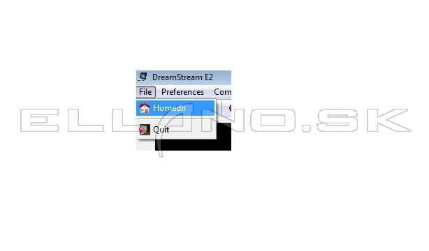 Menu File v DreamStream E2
