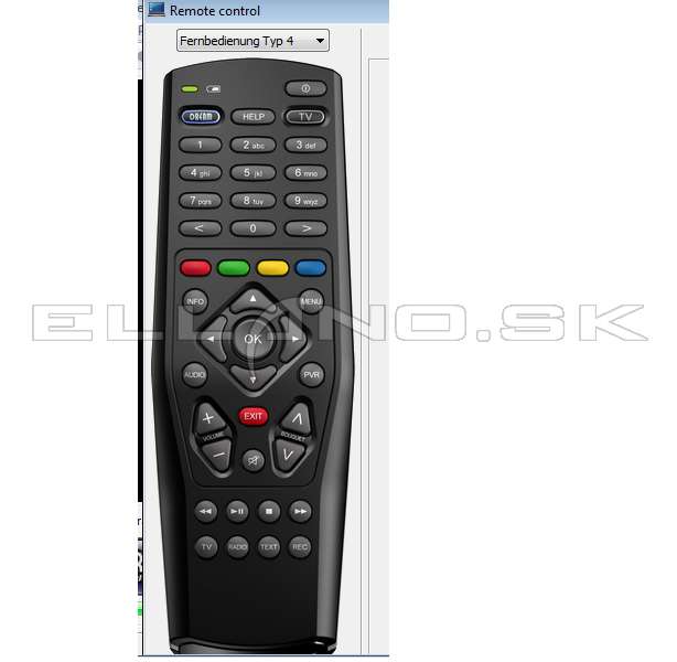 Virtuálne diaľkové ovládanie v DreamStream E2