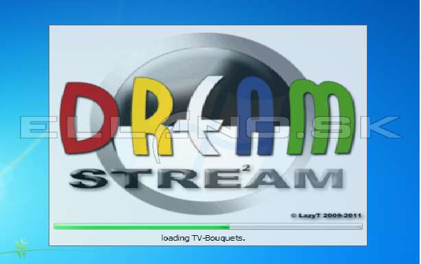 Spustenie DreamStream E2 po inštalácii