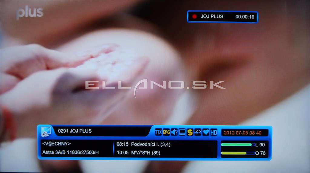50a nahravani jednoho programu
