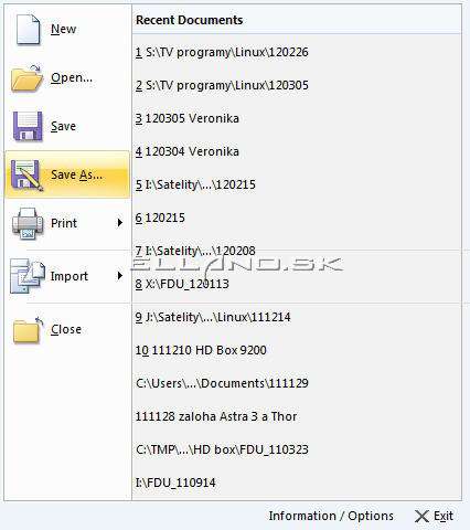 24 ulozen setingu na disk
